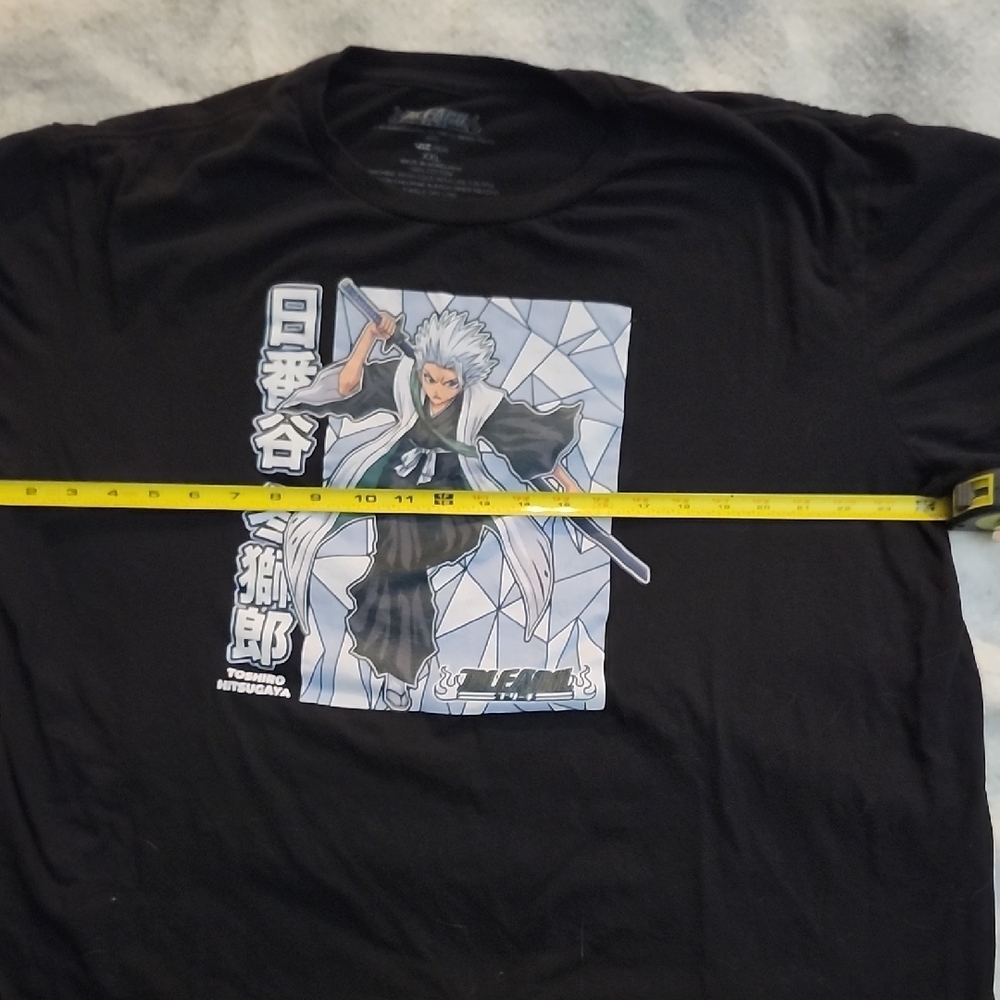 Black Bleach Graphic Men T-Shirt Toshiro Hitsugaya Size 2XL - Picture 6 of 7